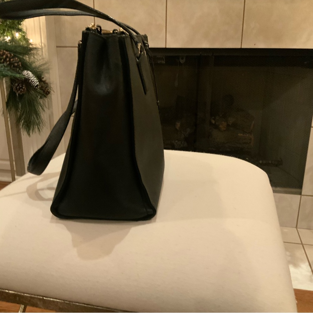 Kate Spade Dark Leather Tote - Picture 4 of 9